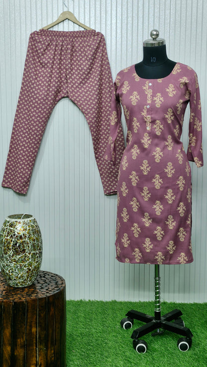 Desert Bloom flower Print Cord Set
