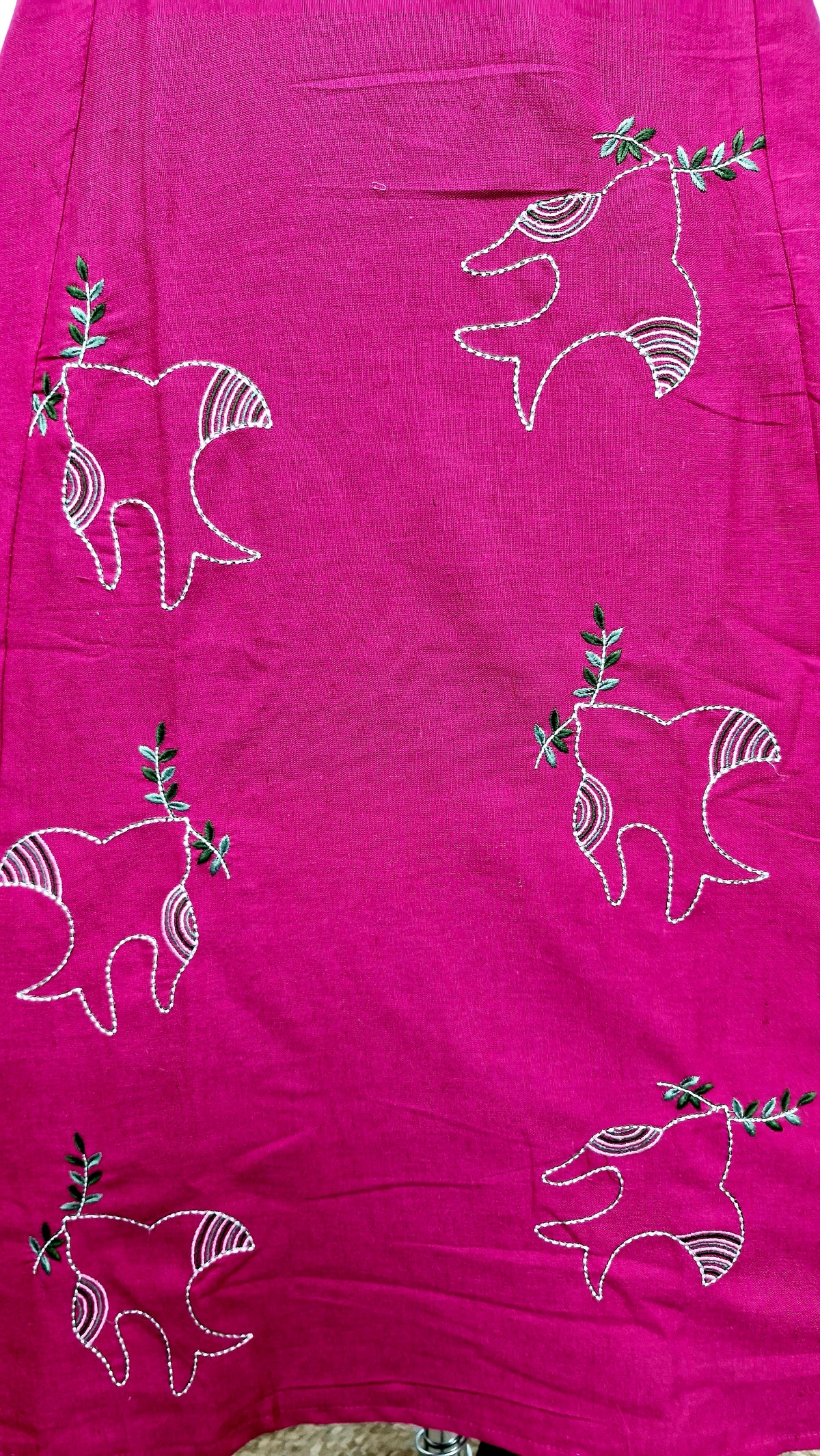 Blush Bloom Spaghetti Kurta Set